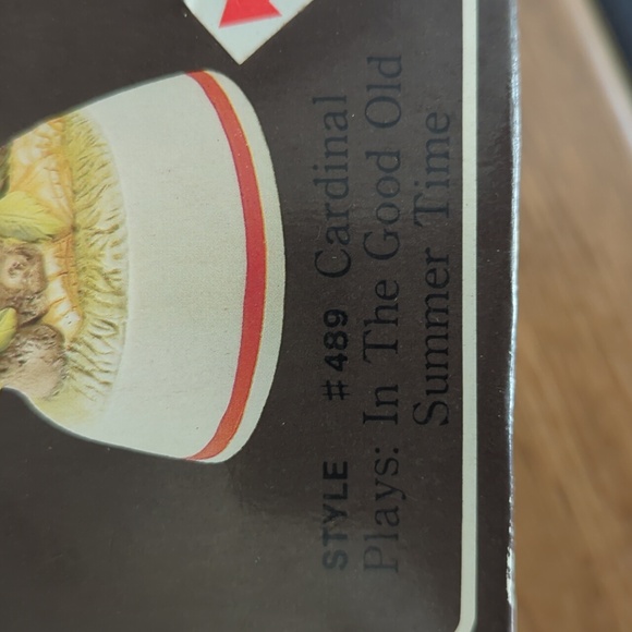 Vintage Aldon Cardinal 1984 Musical Birds of a Feather Fine Porcelain Figure - Picture 7 of 11